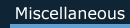 Miscellaneous